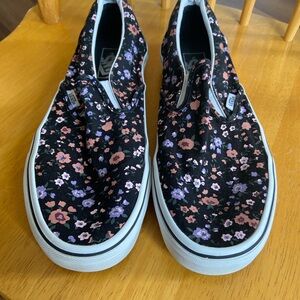 Vans Floral Slip-On Sneakers